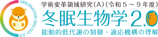 冬眠生物学2.0:能動的低代謝の制御・適応機構の理解